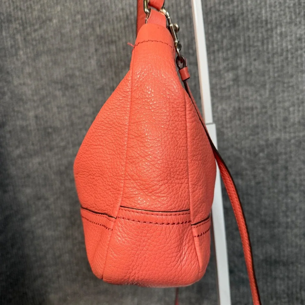 Coach Park Pink Leather Mini Duffle Crossbody Bag Shoulder Purse Coquette Preppy